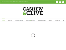Tablet Screenshot of cashewandclive.com